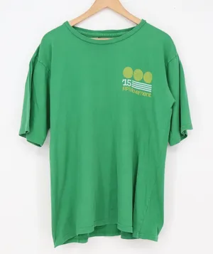 Retrobrand T-Shirt Women S FP Movement Basketball Green Graphic Made in USA EX thumbnail 1
