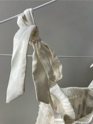 For Love & Lemons Cream Lace Tie-Strap Chemise thumbnail 3