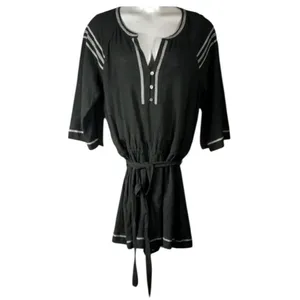 Universal Threads™ Women's Embroidered Romper thumbnail 4