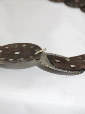 Black & Brown Concho Western Boho Statement Belt thumbnail 11