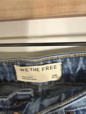 NWT Free People We The Free Emre Low Rise Poppy Blue Flare Jeans 25 thumbnail 9