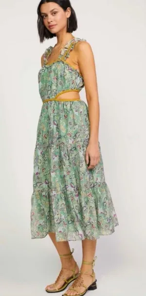 Current Air Lasalle Open Back Midi Dress Size M thumbnail 1