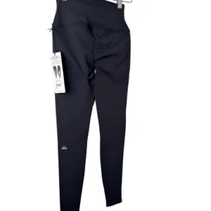 NWT Alo Yoga High Waisted Airbrush Leggings Black Size XXS thumbnail 5