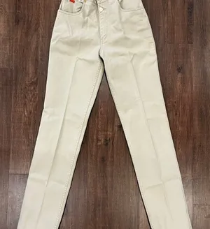 Vtg Lawman Jeans Superior Fit-Western Cowgirl 100% Cotton Sz-11 w/ Button Accent thumbnail 1