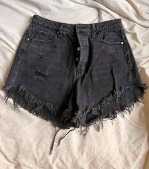 Wild Fable Black Denim Shorts High-Rise thumbnail 1