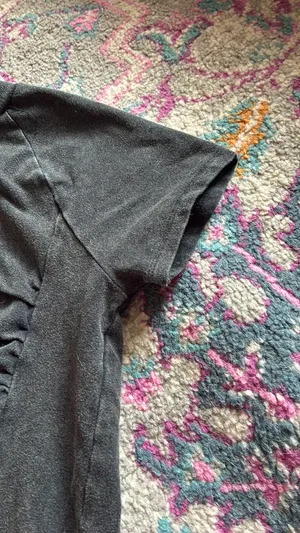Just Polly New York Black Ruched Top thumbnail 4