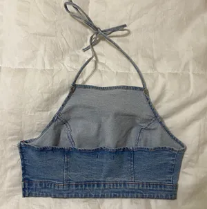 Forever 21 Jean halter top thumbnail 3