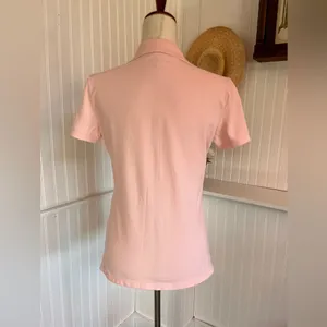 Pink Short Sleeved Polo Shirt thumbnail 2