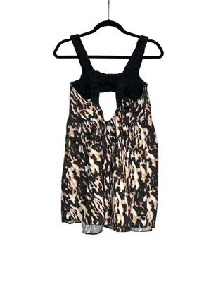 NWOT Free People Movement One Two Punch Sleeveless Mini Dress XS Tortoise Shell thumbnail 4