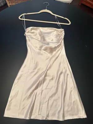 Beginning Boutique Dress Mini Cream thumbnail 1