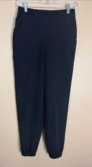 all in motion Women's Black Elastic-Waist Jogger Pants thumbnail 1