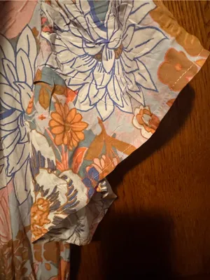 Petal & Pup Boho Floral Tiered Maxi Dress XS EUC thumbnail 6