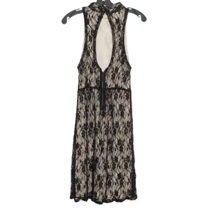 Alice + Olivia Dress Silk Lace Whimsigoth Boho Dark Academia Romantic Goth XS thumbnail 3