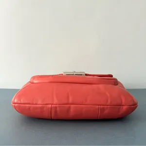 Coach Kirstin Coral Salmon Pink Leather Hobo Shoulder Bag‎ thumbnail 7