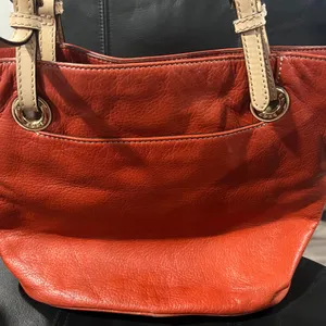 Michael Kors Burnt Orange Leather Tote with Tan Straps thumbnail 9