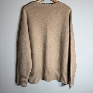 Favorite Daughter The William Sweater Wool Cashmere Women's Large Almond NWOT thumbnail 10