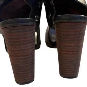 EUC Free People Leather Picture This Heels Size 9.5 thumbnail 7