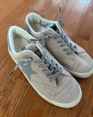 Vintage Havana pale pink and Gray Women's Sneakers thumbnail 1