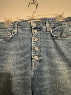 7 For All Mankind The Ultra High Rise Slim Kick Distressed Jeans- 28 thumbnail 3