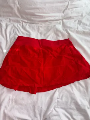 Red athletic skirt Size 8 thumbnail 3