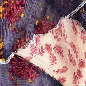 Free People All Things Sheer floral camisole tiered tank top In size L thumbnail 8