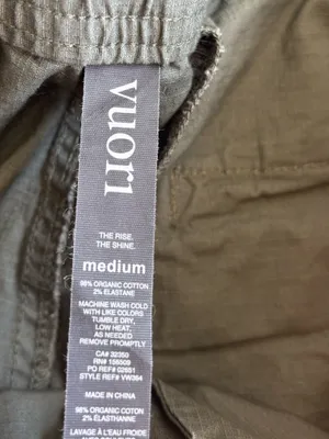 Vuori Green Shorts thumbnail 2