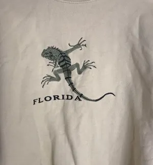 Vintage classic Florida iguana pullover sweatshirt size medium thumbnail 5