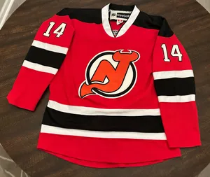 Devils Adam Henrique #14 Reebok Jersey Size 48 CCM Made in Canada NHL Hockey thumbnail 1