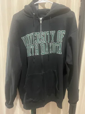 Champion University of North Dakota black zip up thumbnail 1
