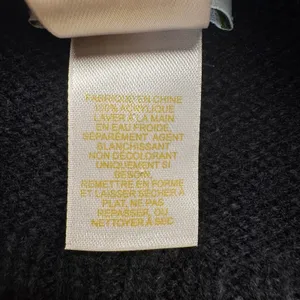 Kate Spade New York Beanie Hat Black Knit Bow‎ Detail Women's One Size thumbnail 4