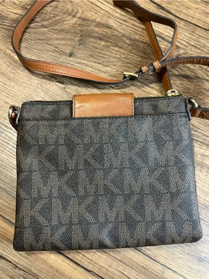 Michael Kors MK Monogram Crossbody Bag thumbnail 5