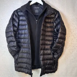 Calvin Klein Women's Black Packable Down Puffer Jacket Lightweight Small thumbnail 7