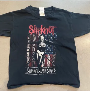 slipnot baby tee Black Size XS thumbnail 1
