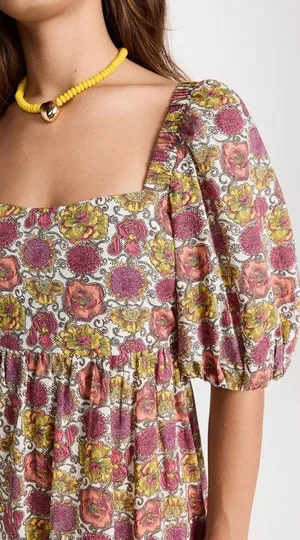 MINKPINK NWT Yasamin Tiered Midi Floral Dress Size XXL thumbnail 2