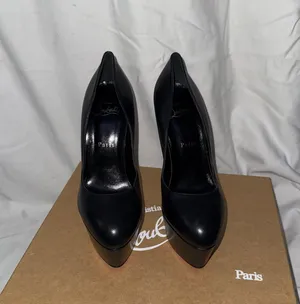 Christian Louboutin Dolly Alta Pump 160mm Leather Platform EU 38 thumbnail 1