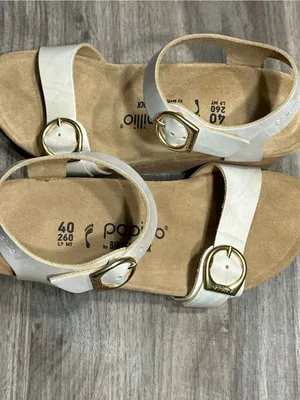 Birkenstock Papillio Cream Ankle-Strap Wedge Sandals thumbnail 10