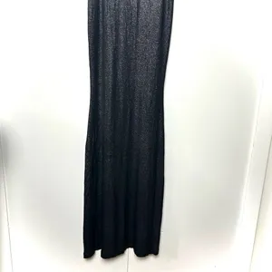 Skims Soft Lounge Slip Maxi Dress in Onyx Foil Glitter NWT thumbnail 5