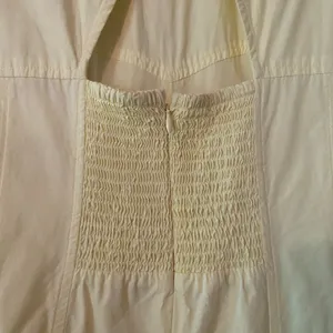 Maeve Anthropologie Butter Yellow Balloon Sleeve Mini Dress Cotton Women's Large thumbnail 8