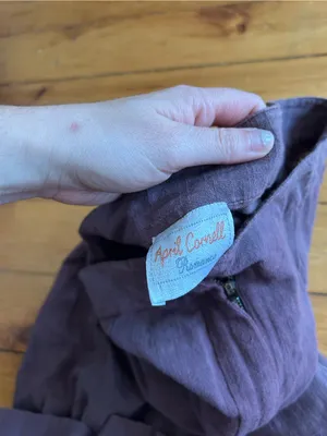 April Cornell romantics purple pants m/l Size L thumbnail 6