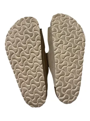 Birkenstock Arizona Shearling Suede Sandals Light Gray / Stone Coin Size 36 US 5-5.5 thumbnail 6