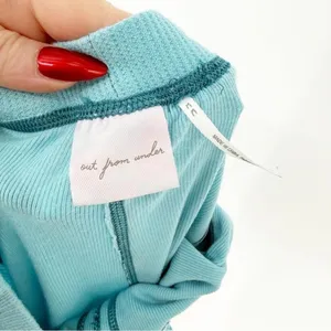 Urban Outfitters Out From Under High Waist Lounge‎ Shorts Women's Size M Blue thumbnail 5