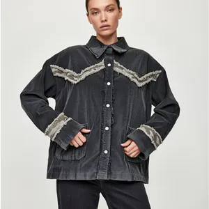 Pol Oversized‎ Corduroy Western top C17 thumbnail 2