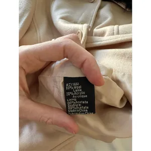 NWT Sandra Angelozzi "Nude" Jacket Size 40 80%wool 20% acrylic A Size M thumbnail 11