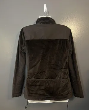 Free Country Jacket Womens Small Brown Plush Fleece Full Zip Zip Pockets Warm thumbnail 5