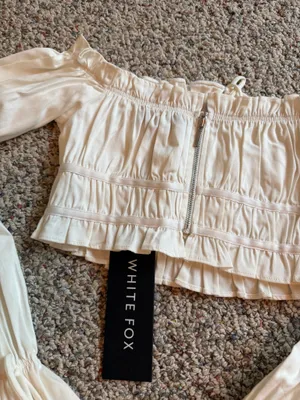 White Fox Boutique White Crop thumbnail 2