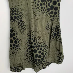 Nooworks Size Small Olive Green and Black Babydoll Dress thumbnail 4