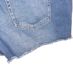 Time and Tru Dark Blue Distressed Jean Shorts Size 16 thumbnail 4
