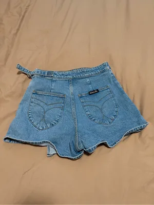 ROLLA'S Light Blue Denim Wrap-Style Mini Skirt thumbnail 4