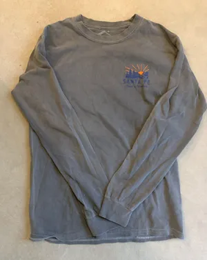 Santa Fe New Mexico Tshirt Gray thumbnail 1