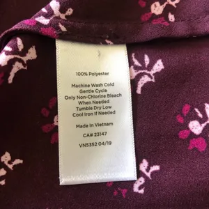 Talbots XL Semi Sheer Blouse thumbnail 7